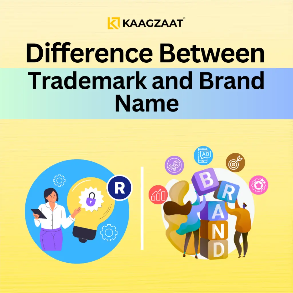Difference between trademark and brand name