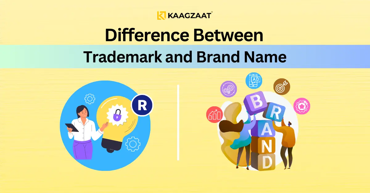 Difference between trademark and brand name