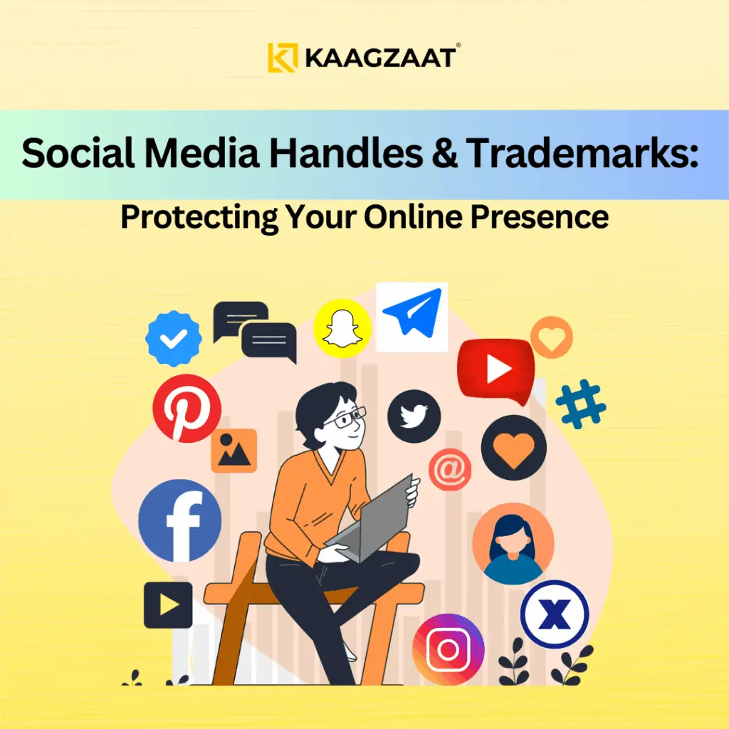 social media handles and trademark