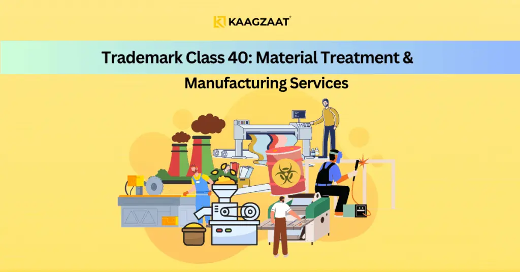 trademark class 40